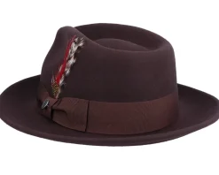 Best Jaxon & James Crushable C-Crown Brown Fedora -