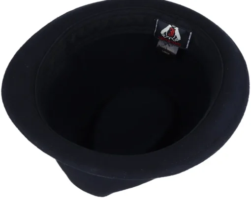 Trilby Hats-Jaxon & James Crushable Dekker Black Trilby -