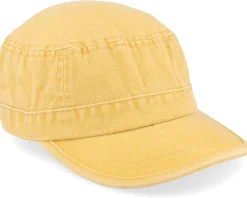 Army-MJM Hats Cuba Dyed Cotton Twill Yellow Army -