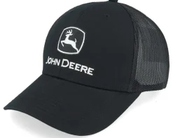 Best John Deere Current Embroidery Black Trucker -