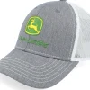 Trucker-John Deere Current Embroidery White/Grey Trucker -