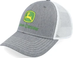 Trucker-John Deere Current Embroidery White/Grey Trucker -