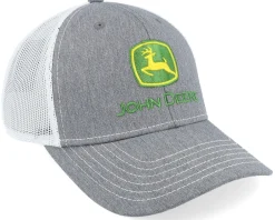 Trucker-John Deere Current Embroidery White/Grey Trucker -