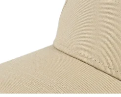 New Yupoong Curved Khaki Visor - Beige
