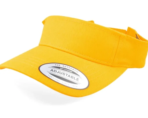 New Yupoong Curved Khaki Visor - Beige