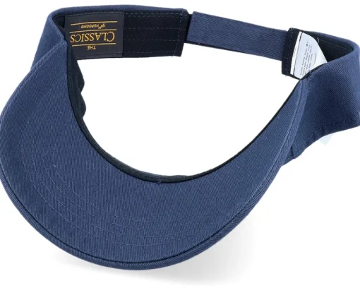 Blanks | Visor-Yupoong Curved Navy Visor - Blue