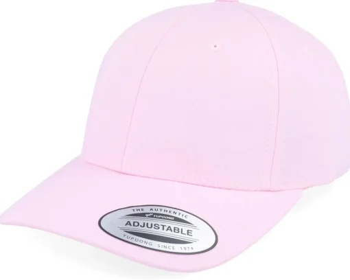 Blanks-Yupoong Curved Pink Adjustable -
