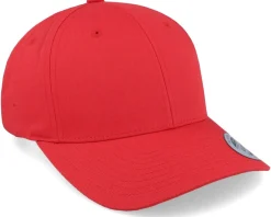 Online Yupoong Curved Red Adjustable -
