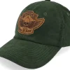 Fashion Born To Ride Custom Motorcycles Patch Cord Dark Olive Dad Cap -