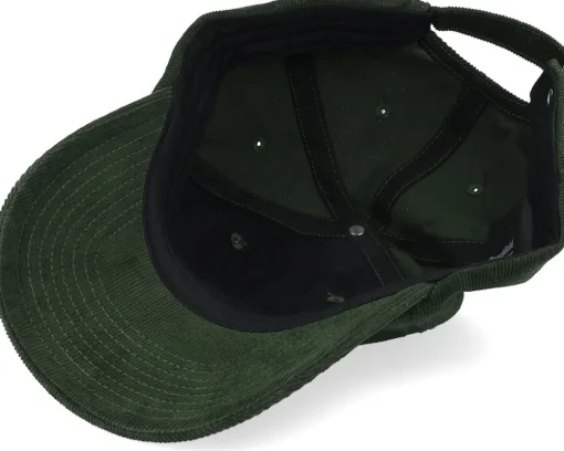 Fashion Born To Ride Custom Motorcycles Patch Cord Dark Olive Dad Cap -