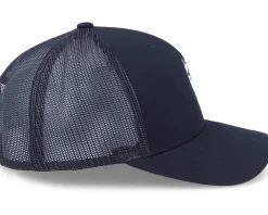 Trucker-Iconic Cute Llama Black Trucker -