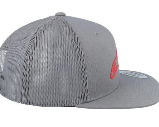Clearance Alpinestars 3d Ageless Hat Grey/Red Trucker -