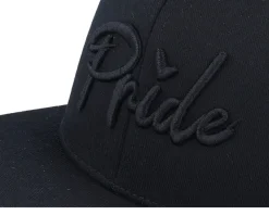 Outlet Fair 3d Pride Logo Flat Brim Fitted - Black