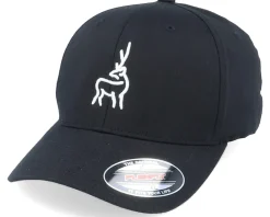 Flexfit-Iconic 3D Deer Black Flexfit - Hunter
