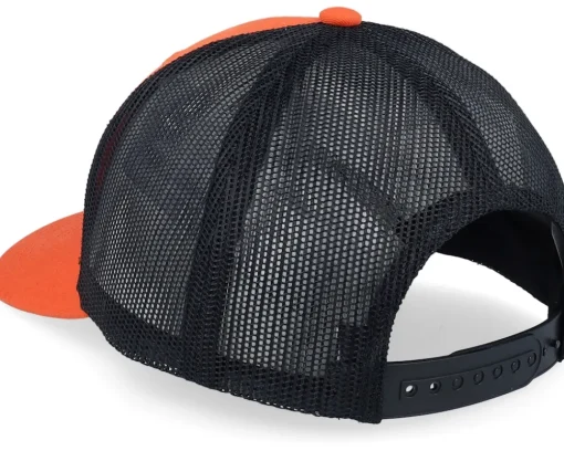 Trucker-Hatstore 3d Ball /Black Trucker - Orange