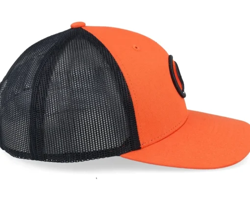 Trucker-Hatstore 3d Ball /Black Trucker - Orange