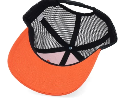 Trucker-Hatstore 3d Ball /Black Trucker - Orange