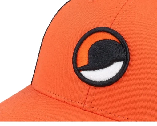 Trucker-Hatstore 3d Ball /Black Trucker - Orange