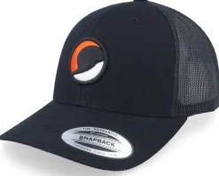 Trucker-Hatstore 3d Ball /Black Trucker - Orange