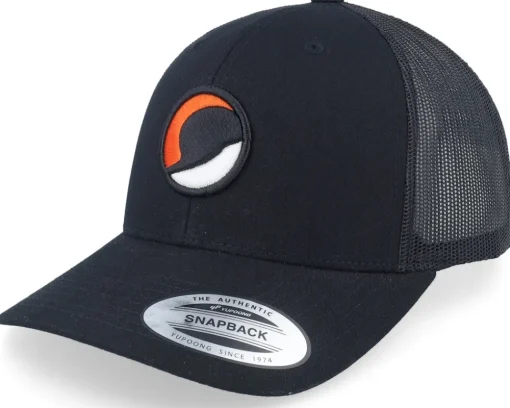 Trucker-Hatstore 3d Ball /Black Trucker - Orange