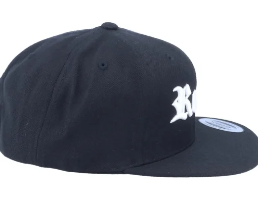 Best Blackletter 3D Royal Black Snapback -