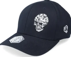 Flexfit-Critiql Hit D20 Skull Dice Black - Flexfit