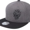 Clearance Critiql Hit D20 Skull Dice Charcoal/Black Snapback -