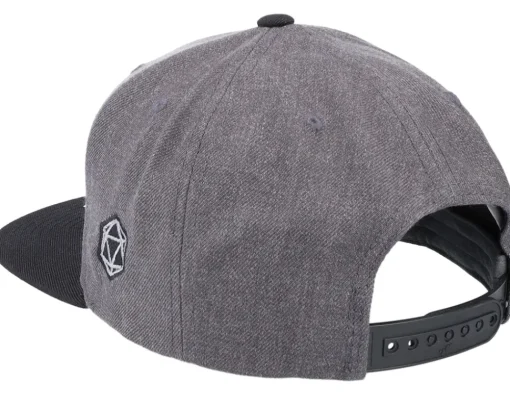 Clearance Critiql Hit D20 Skull Dice Charcoal/Black Snapback -