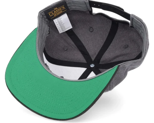 Clearance Critiql Hit D20 Skull Dice Charcoal/Black Snapback -
