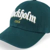 Outlet Hatstore 3d Stockholm White Script Solid Dark Dad Cap - Green
