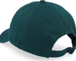 Outlet Hatstore 3d Stockholm White Script Solid Dark Dad Cap - Green