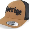 Trucker-Hatstore 3d Sverige Black Script Caramel/Black Trucker -