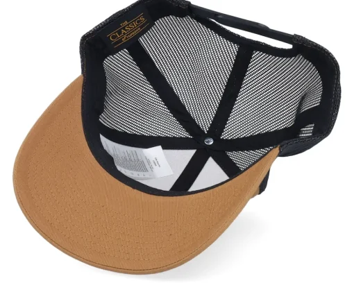 Trucker-Hatstore 3d Sverige Black Script Caramel/Black Trucker -