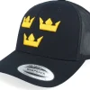 Trucker-Iconic 3d Tre Kronor Trucker - Black