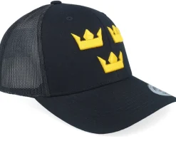 Trucker-Iconic 3d Tre Kronor Trucker - Black