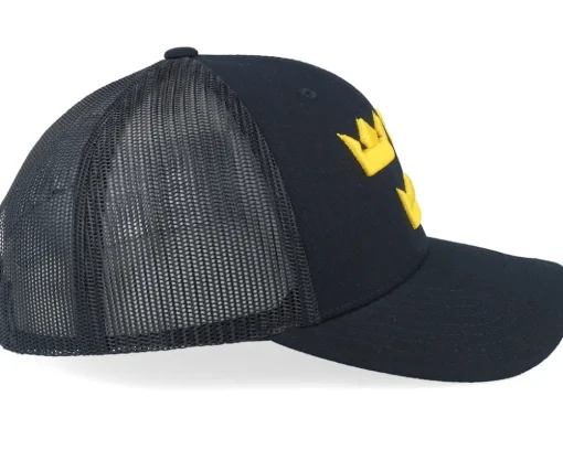 Trucker-Iconic 3d Tre Kronor Trucker - Black
