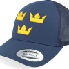 Trucker-Iconic 3d Tre Kronor Navy A-frame Trucker - Blue