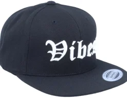 Best Blackletter 3D Vibes Black Snapback -