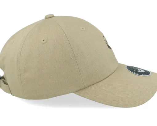 Dad Cap-Bearded Man Dad Cap Khaki/Brown Adjustable -