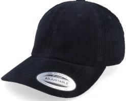 Adjustable | Dad Cap-Yupoong Dad Cap Manchester Black Adjustable -