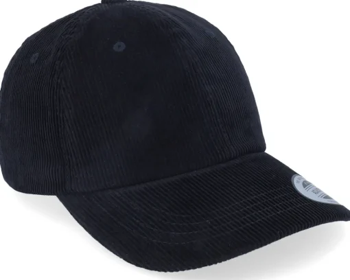 Adjustable | Dad Cap-Yupoong Dad Cap Manchester Black Adjustable -