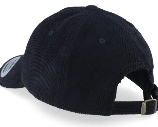 Adjustable | Dad Cap-Yupoong Dad Cap Manchester Black Adjustable -