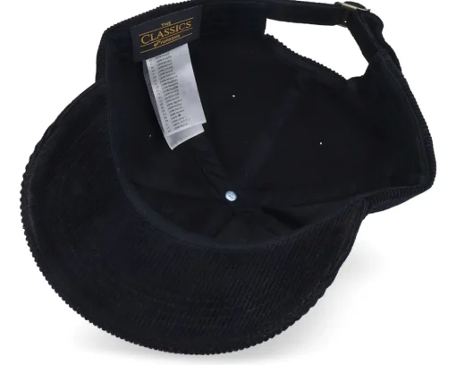 Adjustable | Dad Cap-Yupoong Dad Cap Manchester Black Adjustable -