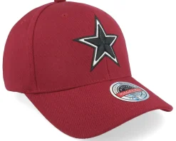 Hot Mitchell & Ness Dallas Cowboys Classic Burgundy Adjustable - Red