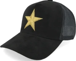 Trucker-Mitchell & Ness Dallas Cowboys Suede Trucker - Black