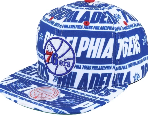 Clearance Mitchell & Ness Dallas Mavericks Meat Paper Snapback - Blue