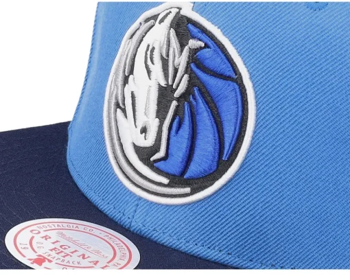 Clearance Mitchell & Ness Dallas Mavericks Team 2 Tone 2.0 Royal/Navy Snapback - Blue