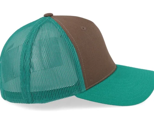 Blanks-Equip Dark /Dark Teal/Orange A-frame Trucker - Brown