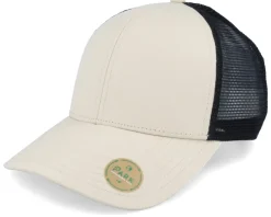 Organic Caps-Park Dark /Black Sustainable Trucker - Green