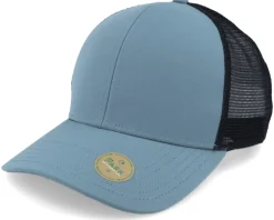 Organic Caps-Park Dark /Black Sustainable Trucker - Green